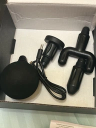 Массажер для тела мышечный Massage Gun 720 массажный ударный пистолет чёрный фото от покупателей 2