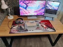 Письменный стол Ferrum-decor Драйв 750x1200x700 Черный металл ДСП Белый 32 мм (DRA211)