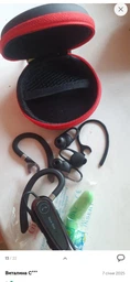 Беспроводная гарнитура Bluetooth наушник вкладыш New Bee LC-B45C с активным шумоподавлением и кейс-чехол Чёрный фото от покупателей 10