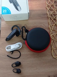 Беспроводная гарнитура Bluetooth наушник вкладыш New Bee LC-B45C с активным шумоподавлением и кейс-чехол Чёрный фото от покупателей 9