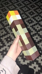 Ночник Факел Майнкрафт Minecraft Torch аккумуляторный USB - 4 цвета 28см фото от покупателей 1