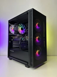 Корпус Prologix E123 Tempered Glass&Mesh Black