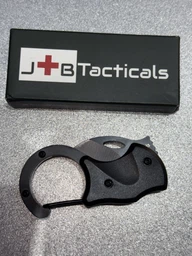Міні Ніж з Карабіном JB Tacticals JB-KNF-0017-BLK Чорний фото від покупців 1