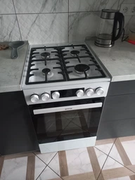 Плита Gorenje газова, 67л, 50x60см, дисплей, IconLed, чавун, білий (GGI5C21WF-B) фото от покупателей 5