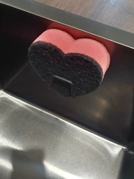 Тримачі для кухонної губки-мочалки в раковину Haowa Sponge Holder (3M) 4шт Чорні