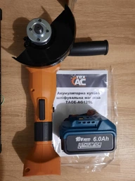 Аккумуляторная УШМ Tex.AC TAOE-AG125L фото от покупателей 2