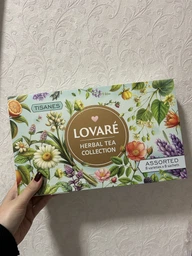 Коллекция трав'яных чаев Lovare Herbal Tea Collection 8 видов по 8 пакетиков (4823115405463) фото от покупателей 2