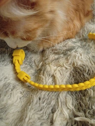 AnimAll VetLine Wicker - Нашийник протипаразитарний Вікер для собак і котів від бліх і кліщів, 35 см жовтий фото від покупців 3