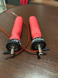Скакалка швидкісна на підшипниках PowerPlay 4208 Fitness Jump Rope Червона (3m.)