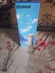 Термос ZOJIRUSHI SF-CС15XA 1.5l (складна ручка + ремінець) Сталевий