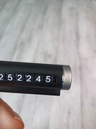 Стильна автовізитка з номером телефону паркувальна карта Car Parking Card Black