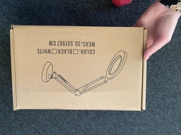 Лампа Кільцева Bag 16 см з лінзою на Струбціні USB /регулювання яскравості та зміни режиму Чорний фото від покупців 1