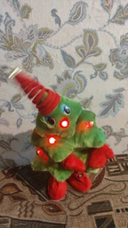Новогодняя игрушка детская, игрушка елочка с веселой музыкой и зажигательными танцами фото от покупателей 1