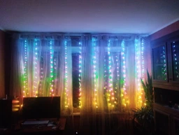 Светодиодная Smart LED Гирлянда штора 3х3 метра 200 Led Lights, WiFi+Bluetooth, IP44
