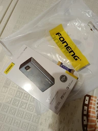 Повербанк 30000 mAh 22.5W Foneng GT300 с LED дисплеем и быстрой зарядкой PD/QC USB-C порт универсальный мощный портативный повербанк 30 000 power bank металлический павербанк для телефона iPhone Samsung роутера планшета фото от покупателей 11