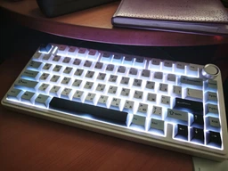 Клавиатура беспроводная AULA F75 LEOBOG Reaper Hot-Swap PBT 2.4G Wireless/BT/USB White (6948391209241)