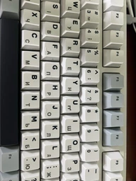 Клавиатура беспроводная AULA F75 LEOBOG Reaper Hot-Swap PBT 2.4G Wireless/BT/USB White (6948391209241)
