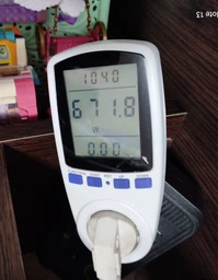 Цифровой измеритель мощности переменного тока Розетка со счетчиком электроэнергии (Подсветка и аккумулятор) фото от покупателей 1