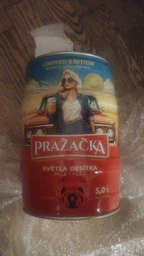Пиво Prazacka светлое фильтрованное 4% 5 л (8594053490489)