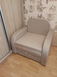 Кресло мягкое раскладное Tobi Sho Дрим велюр Mars Графит/15, 940х850х830 мм фото от покупателей 1