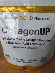 Морской коллаген-пептид California GOLD Nutrition, CollagenUP , с гиалуронкой и витамином C, 464 г (709444)