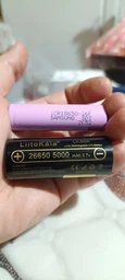 Аккумулятор 26650 Li-Ion 5000mAh (5100-5500mAh) 25A, 3.7V (2.5-4.2V), Black, 2шт в уп., ціна за 1шт Liitokala (Lii-50A / 23383) фото от покупателей 6