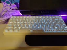 Магнітна ігрова клавіатур AULA HERO 84 HE White countur Кастомний lightbox, RGB Підсвічування, Rapid Hall Effect, 8000Hz., Switch 0.01mm. фото от покупателей 5