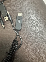 Кабель для роутера от повербанка с преобразователем на 12V, DC 2.1x5.5mm, USB 5V->12V, 1м Черный фото от покупателей 17