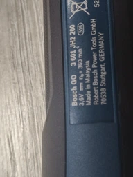 Акумуляторний шурупокрут Bosch Professional GO 3, 3.6В, 5Нм, 360 об/хв, вага 0.32 кг. (632585) фото від покупців 4