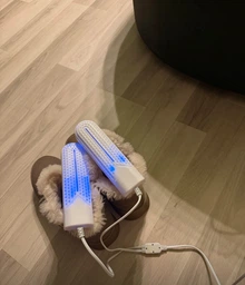 Сушилка для обуви электрическая Shoes dryer с ультрафиолетом, электросушка для сушки обуви (белая) фото от покупателей 12