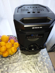 Колонка REAL-EL X-771 Black (50Вт,Bluetooth,USB,microSD,AUX,8000mA) фото от покупателей 2
