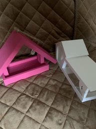 Кормушка для птиц подвесная House_for_birds "Радуга" дерево фото от покупателей 6