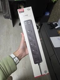 Мережевий фільтр-подовжувач XO WL10 2 Розетки + 3 USB 1.8 м (WL10) фото от покупателей 4