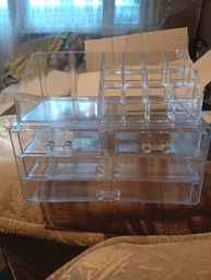 Oрганайзер для косметики Cosmetic Storage Box Акриловый (YU227) фото от покупателей 6