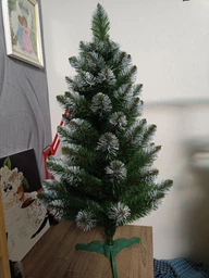 Штучна Ялинка Royal Tree RT-6-1 Олімпійська засніжена 90 см зелена фото от покупателей 4