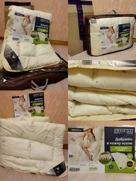 Одеяло IDEIA всесезонное двуспальное 175x210 см Wool Classic овечья шерсть Молоко (4820182654268) фото от покупателей 5