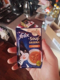 Вологий корм для котів Felix Soup Фелікс суп з куркою пауч 48 г 30 шт (7613036632331)