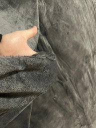 Плед Ardesto Flannel 200x220 см 100% поліестер Темно-сірий (ART0213SB)