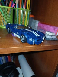 Дитячий конструктор автомобіль ретро Cobra S на 312 деталей Technic у масштабі 1:24 Колекційна