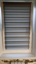 Ролета День Ночь TyulPan 30x170 см Молочный фото от покупателей 3