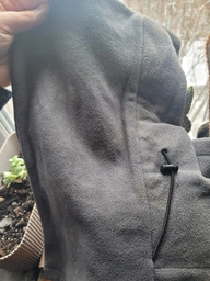 Зимова спортивна балаклава з товстого флісу із затяжками 31*35 см Beanies Синій