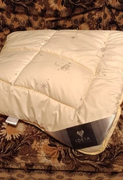 Одеяло IDEIA всесезонное двуспальное 175x210 см Wool Classic овечья шерсть Молоко (4820182654268)