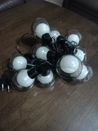 Кімнатна гірлянда світлодіодна на вікно 3 на 2 метри 200 Led тепле світло у вигляді кульок модель RD248
