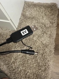 Кабель для роутера з перетворювачем на 9V DC 5.5x2.1 USB 5V-->9V (1м)