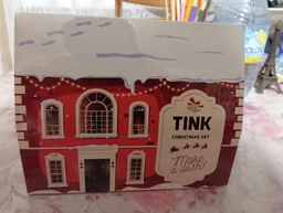 Новогодний подарочный набор Tink Make a Wish Гель для душа 250 мл + Лосьон для тела 250 мл + Бурлящая пудра 200 г (4823109410626)