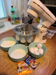 Планетарный миксер RZTK Stand Mixer 1500 4.5 л Milk White