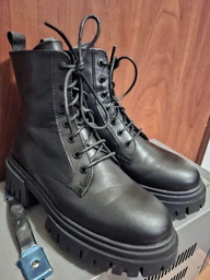 Женские демисезонные ботинки кожаные высокие Camalini 2518/4 39 25 см Черные (ROZ6501022983)