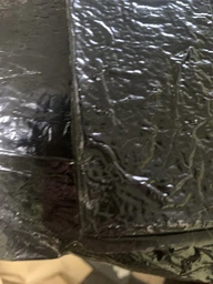 Самоклейна 3D панель під цеглу Чорна 700x770x2мм 3Д фото від покупців 1