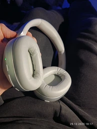 Накладні бездротові Bluetooth навушники з мікрофоном Proove Silence 3D with ANC, Light gray фото від покупців 1