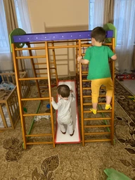 Дитячий спортивний куточок для будинку "Карапуз Plus 1» SportBaby фото від покупців 1